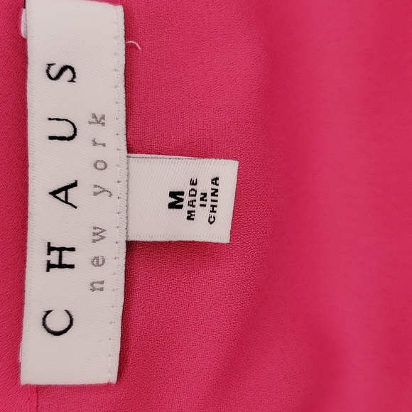 Chaus NWT Size Medium Hot Pink Blouse! 💟💟💟 - Picture 13 of 16